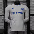 Olympique de Marseille Home Long Sleeve Football Shirt 2026/2027 Player Version 1:1 Thai Quality
