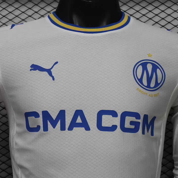 Olympique de Marseille Home Long Sleeve Football Shirt 2026/2027 Player Version 1:1 Thai Quality