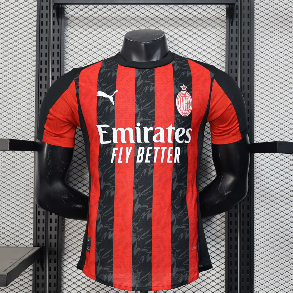 AC Milan Home Jersey 2025/2026 (Player Version, 1:1, Thai Quality)