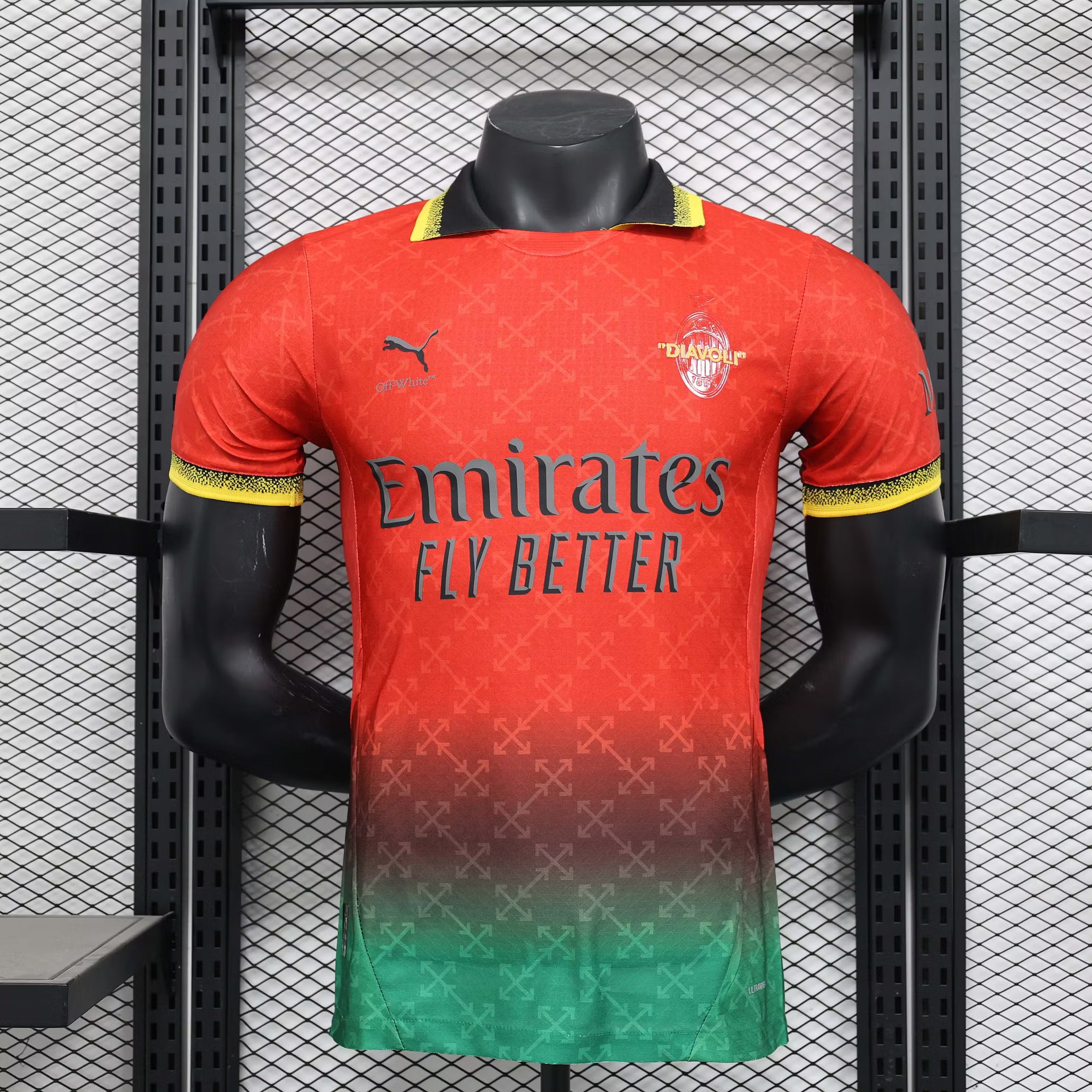 2024/2025 Player Version AC Milan Fourth Away Red Football Shirt – 1:1 Thai Quality