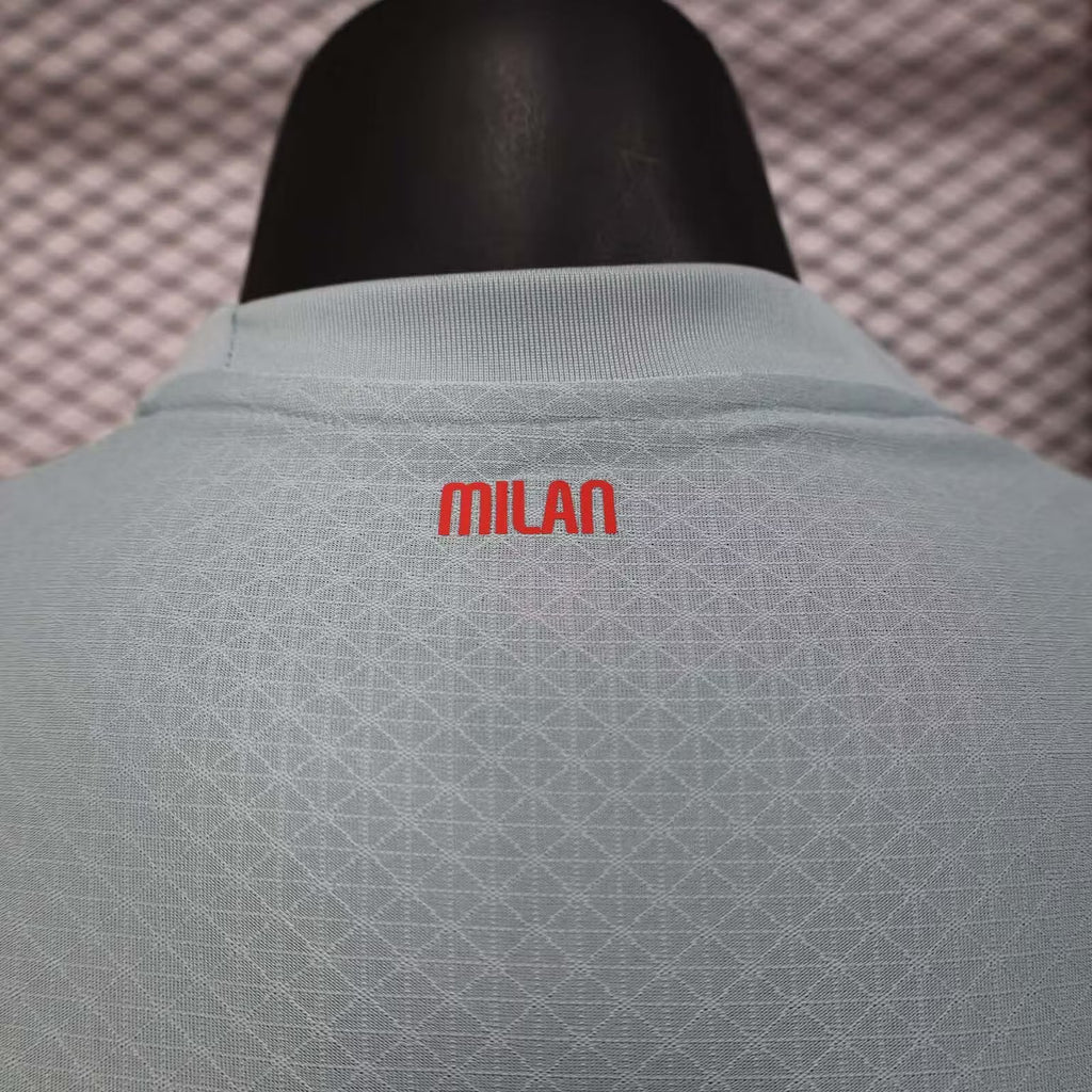 2025/2026 Player Version AC Milan Goalkeeper Grey Football Shirt – 1:1 Thai Quality