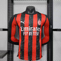 2025/2026 Player Version Long Sleeve AC Milan Home Football Shirt – 1:1 Thai Quality