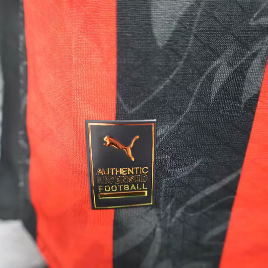 2025/2026 Player Version Long Sleeve AC Milan Home Football Shirt – 1:1 Thai Quality