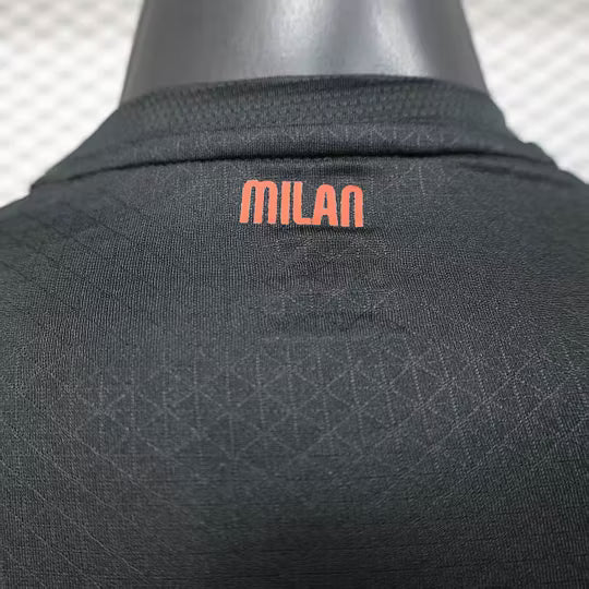 2025/2026 Player Version Long Sleeve AC Milan Home Football Shirt – 1:1 Thai Quality