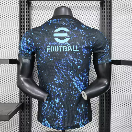 2025/2026 Player Version Inter Milan Pre Match Training Wear Dark Blue Football Shirt – 1:1 Thai Quality