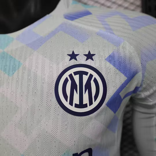 2025/2026 Player Version Long Sleeve Inter Milan Away Football Shirt – 1:1 Thai Quality