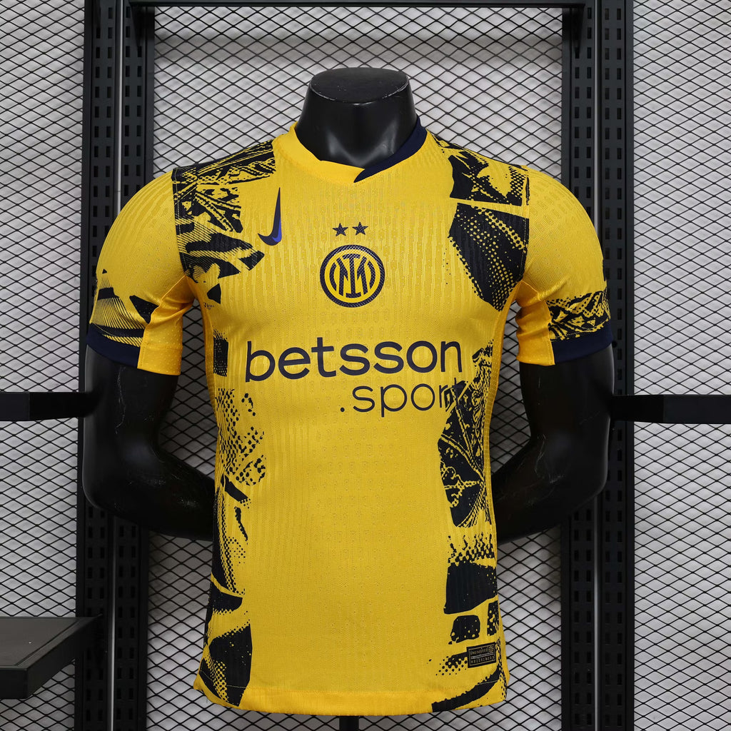 2024/2025 Player Version Inter Milan Third Away Football Shirt (With Sponsors) – 1:1 Thai Quality