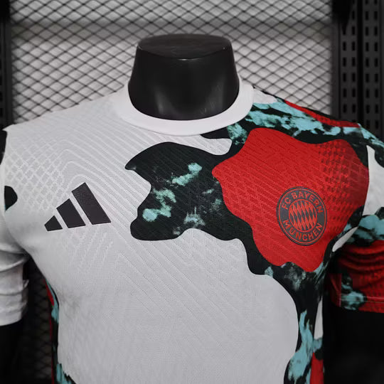 2024/2025 Player Version Bayern Munich Special Edition White & Red Football Shirt – 1:1 Thai Quality