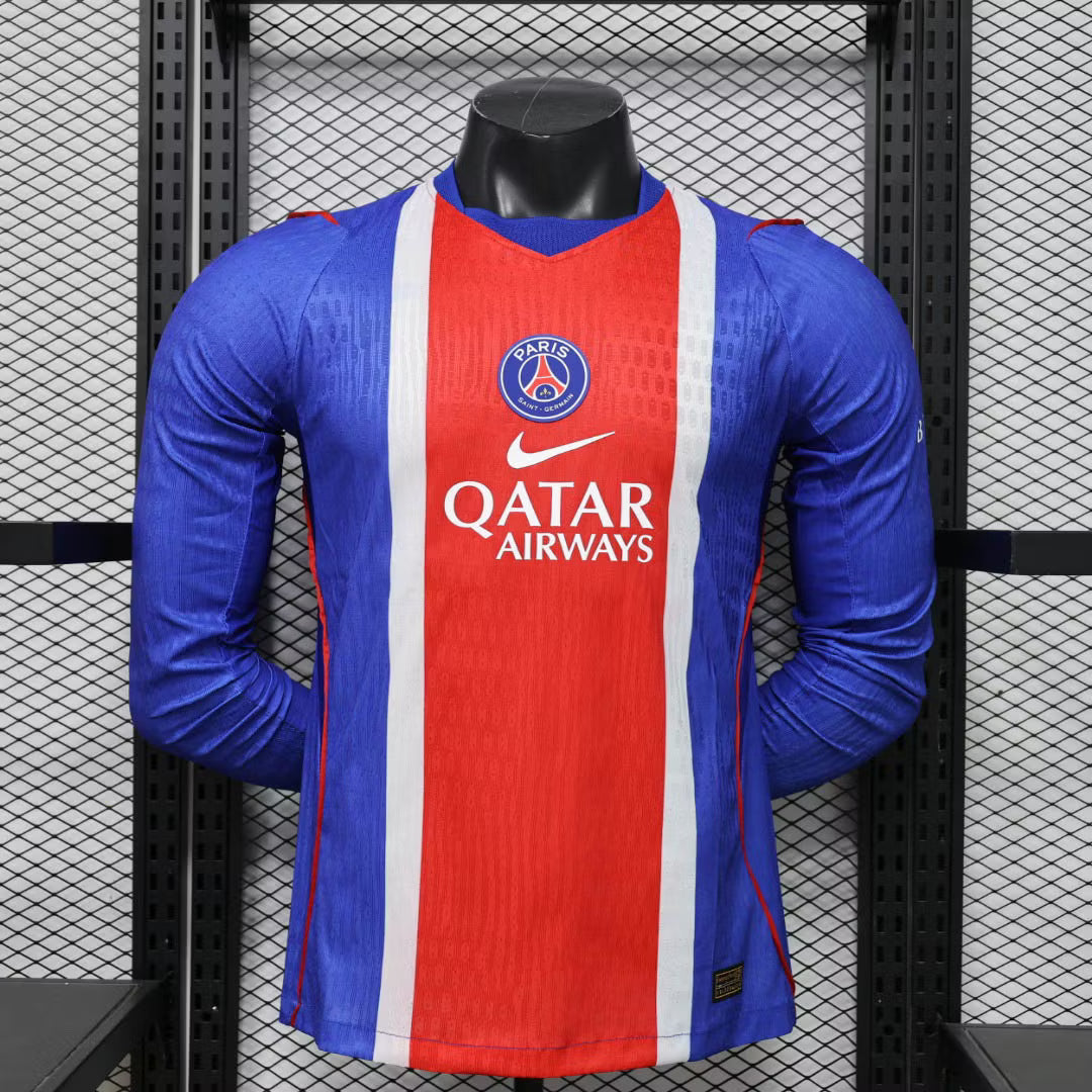 2026/2027 Player Version Long Sleeve PSG Paris Saint-Germain Home Football Shirt – 1:1 Thai Quality