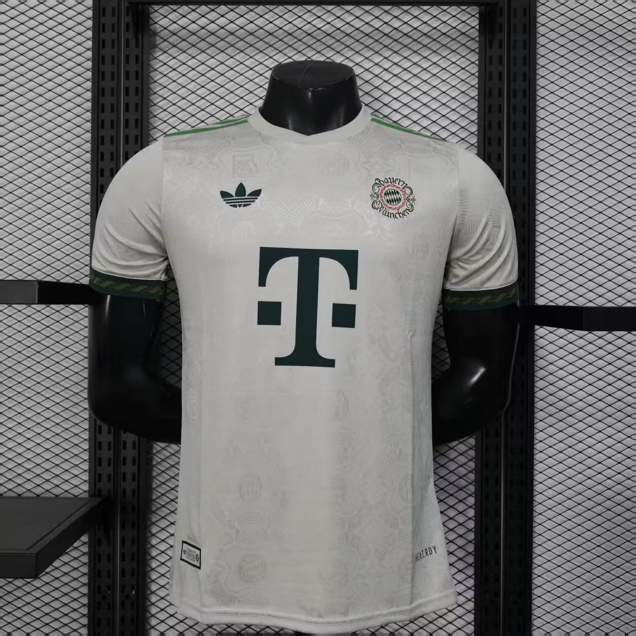 2025/2026 Player Version Bayern Munich Oktoberfest Special Edition Light Grey Football Jersey – 1:1 Thai Quality