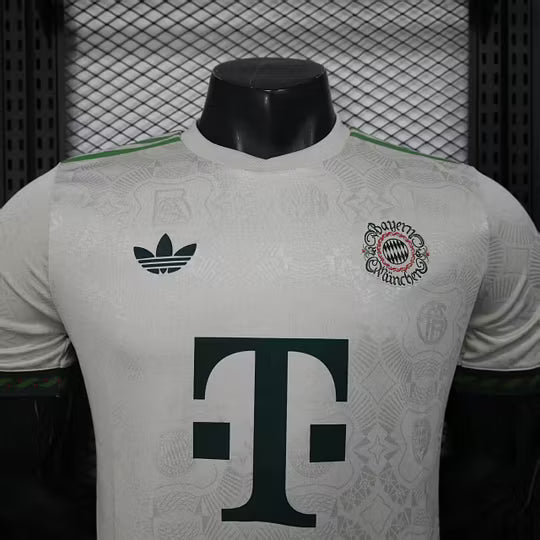 2025/2026 Player Version Bayern Munich Oktoberfest Special Edition Light Grey Football Jersey – 1:1 Thai Quality