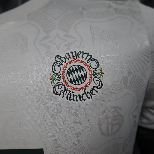 2025/2026 Player Version Bayern Munich Oktoberfest Special Edition Light Grey Football Jersey – 1:1 Thai Quality