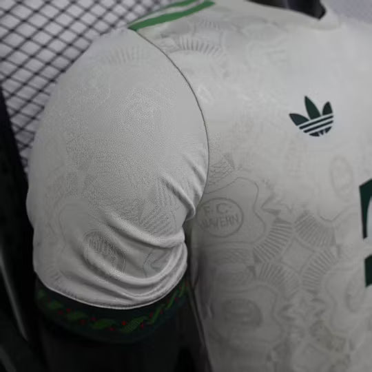 2025/2026 Player Version Bayern Munich Oktoberfest Special Edition Light Grey Football Jersey – 1:1 Thai Quality