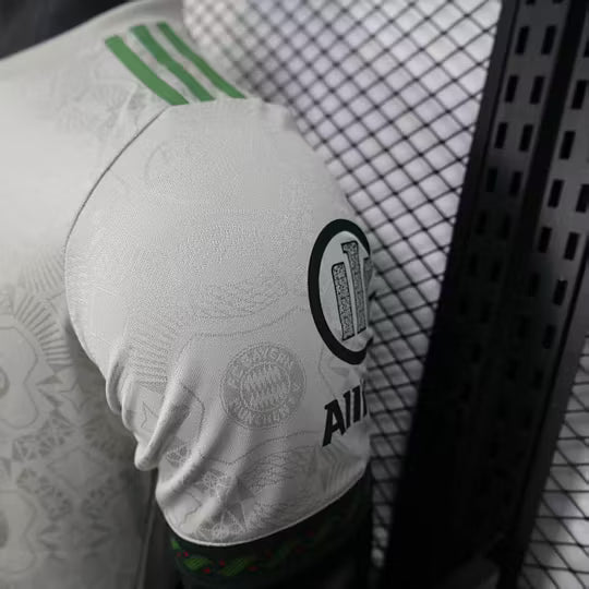 2025/2026 Player Version Bayern Munich Oktoberfest Special Edition Light Grey Football Jersey – 1:1 Thai Quality