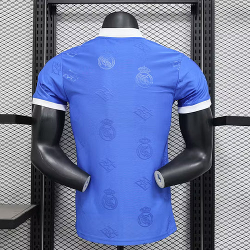 2024/2025 Player Version Real Madrid Special Edition Blue Football Shirt – 1:1 Thai Quality