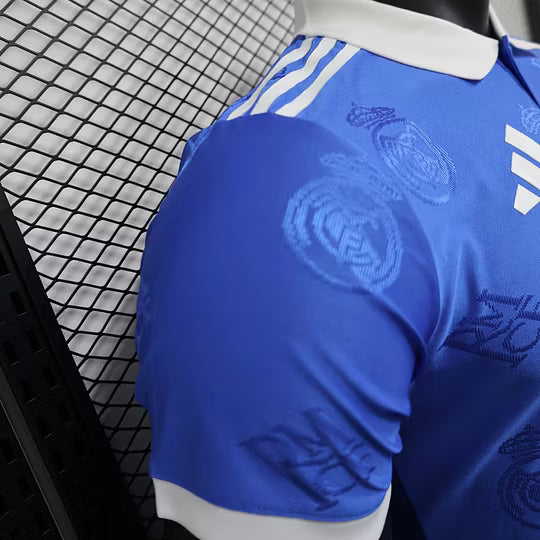 2024/2025 Player Version Real Madrid Special Edition Blue Football Shirt – 1:1 Thai Quality