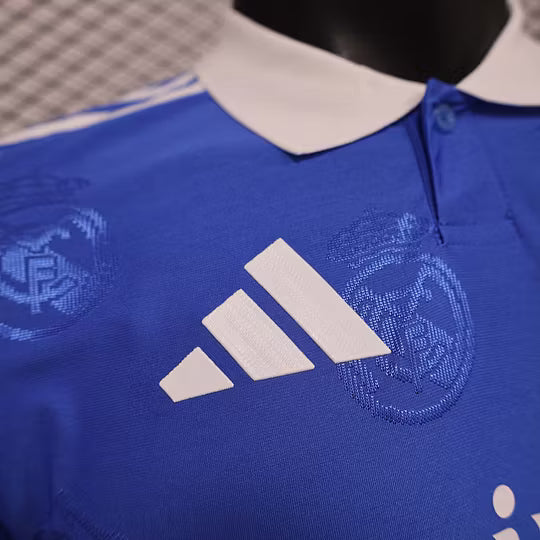 2024/2025 Player Version Real Madrid Special Edition Blue Football Shirt – 1:1 Thai Quality