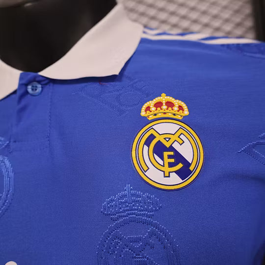 2024/2025 Player Version Real Madrid Special Edition Blue Football Shirt – 1:1 Thai Quality