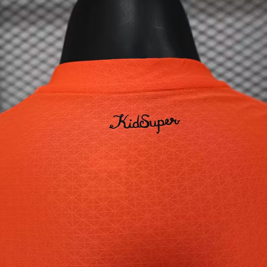 2025/2026 Player Version Manchester City KidSuper Joint Edition Orange Football Shirt – 1:1 Thai Quality