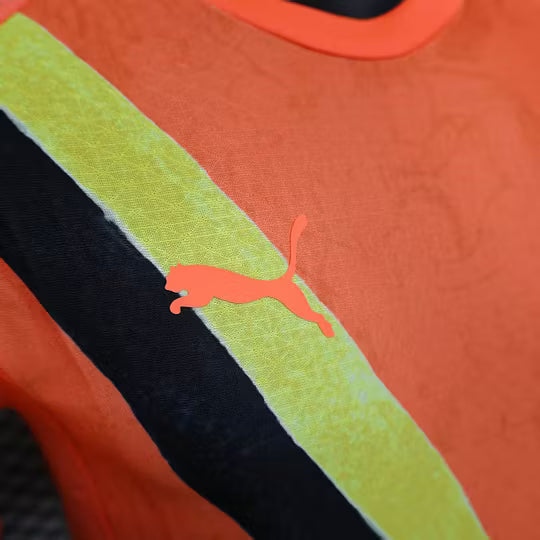 2025/2026 Player Version Manchester City KidSuper Joint Edition Orange Football Shirt – 1:1 Thai Quality