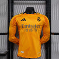 2024/2025 Player Version Long Sleeve Real Madrid Away Football Shirt – 1:1 Thai Quality