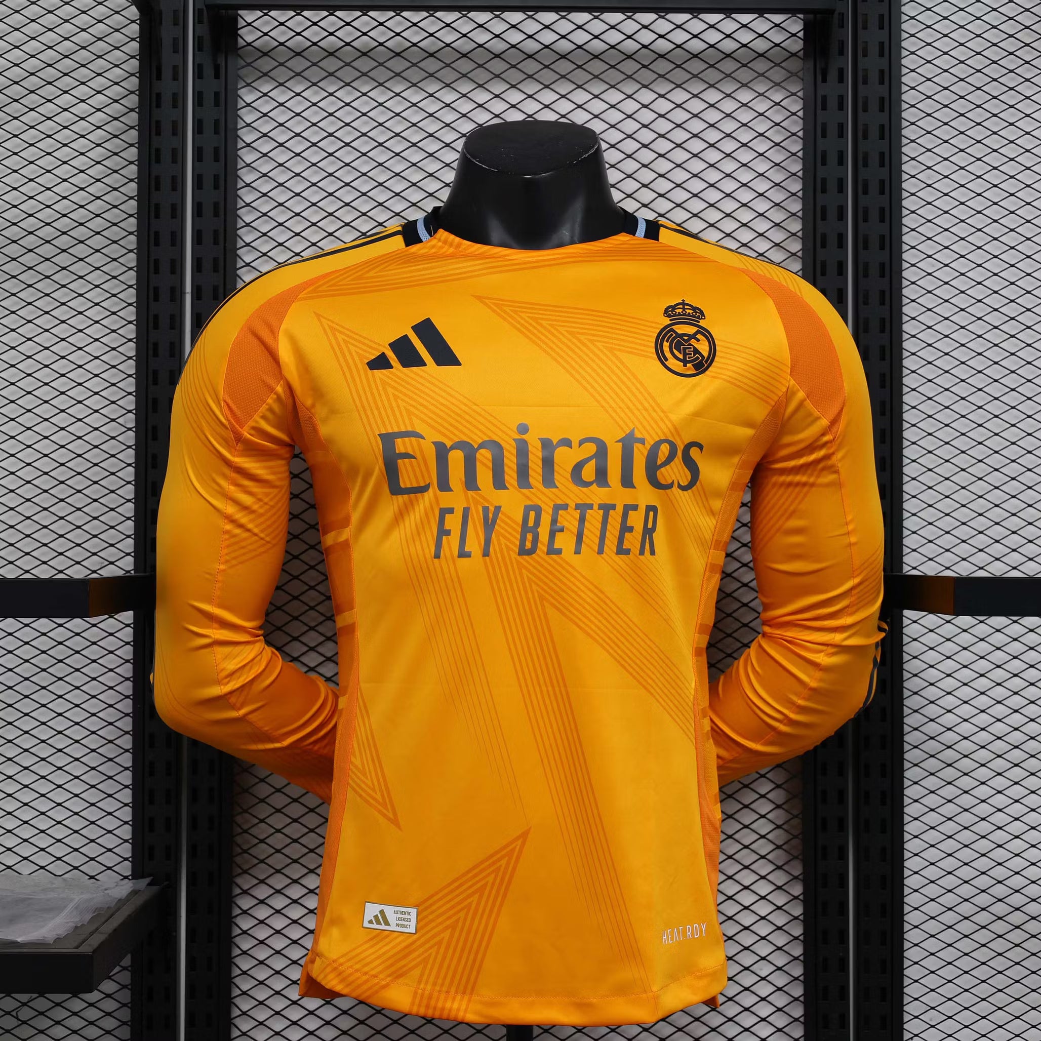 2024/2025 Player Version Long Sleeve Real Madrid Away Football Shirt – 1:1 Thai Quality