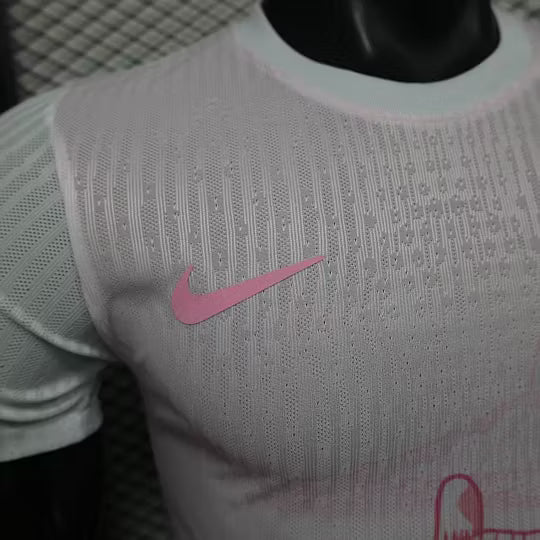 2025 Player Version Brazil Jesus Special Edition White & Pink Soccer Jersey – 1:1 Thai Quality