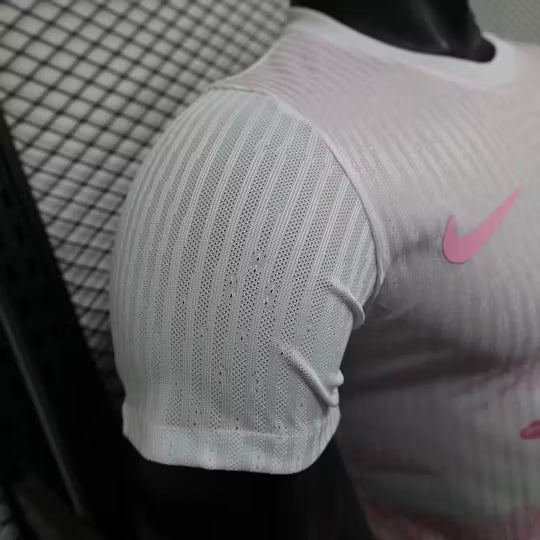 2025 Player Version Brazil Jesus Special Edition White & Pink Soccer Jersey – 1:1 Thai Quality
