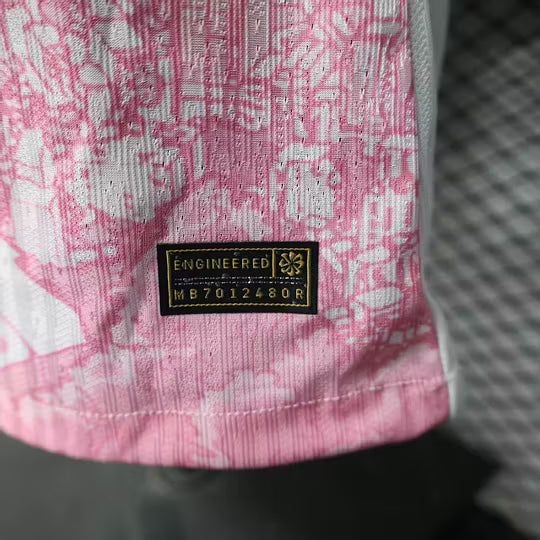 2025 Player Version Brazil Jesus Special Edition White & Pink Soccer Jersey – 1:1 Thai Quality
