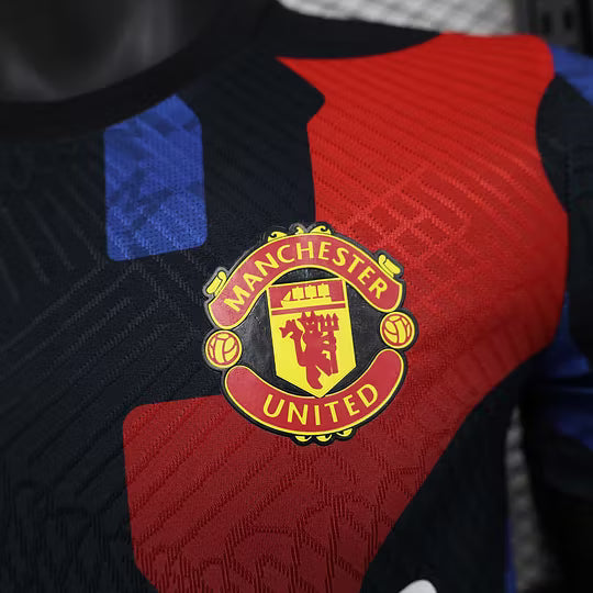 2024/2025 Player Version Manchester United Pre-Match Football Shirt – 1:1 Thai Quality