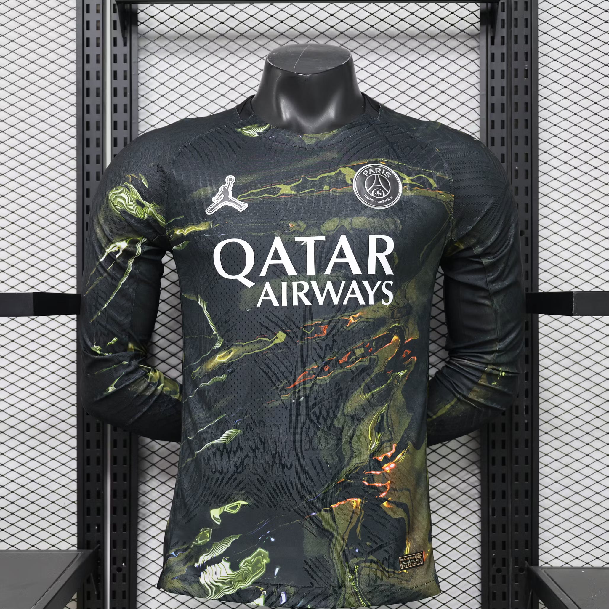 PSG Paris Saint-Germain Night Edition Long Sleeve Jersey 2025/2026 – Player Version (1:1 Thai Quality)
