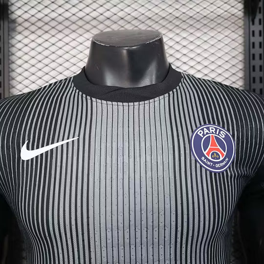 PSG Paris Saint-Germain Goalkeeper Black Jersey 2025/2026 – Player Version (1:1 Thai Quality)