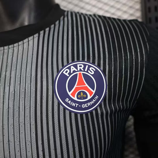 PSG Paris Saint-Germain Goalkeeper Black Jersey 2025/2026 – Player Version (1:1 Thai Quality)