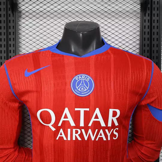 PSG Paris Saint-Germain Third Away Long Sleeve Jersey 2025/2026 – Player Version (1:1 Thai Quality)