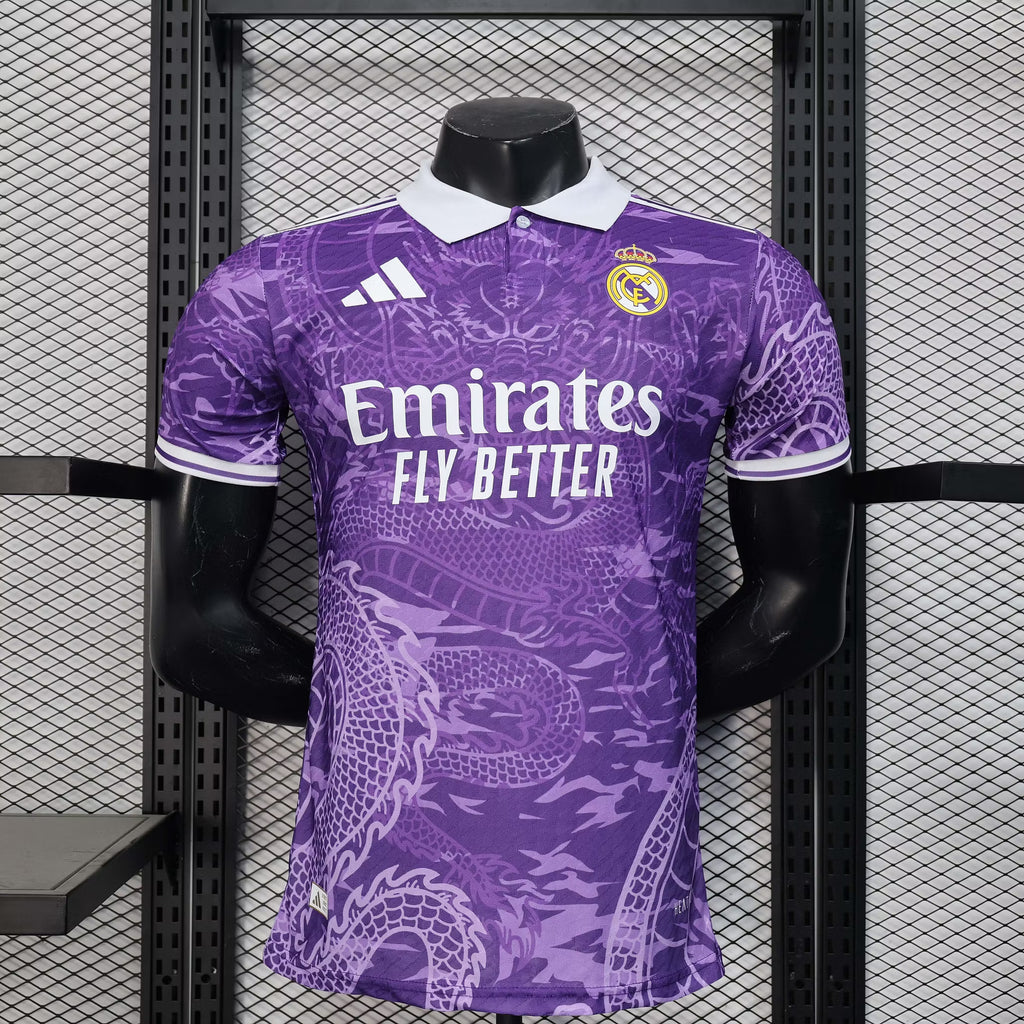 2025/2026 Player Version Real Madrid Special Edition Purple Football Shirt – 1:1 Thai Quality