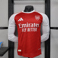 2025/2026 Player Version Long Sleeve Arsenal Home Football Shirt – 1:1 Thai Quality