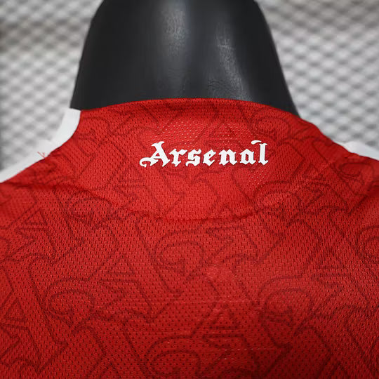 2025/2026 Player Version Long Sleeve Arsenal Home Football Shirt – 1:1 Thai Quality