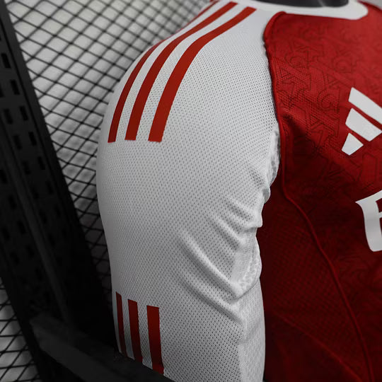 2025/2026 Player Version Long Sleeve Arsenal Home Football Shirt – 1:1 Thai Quality