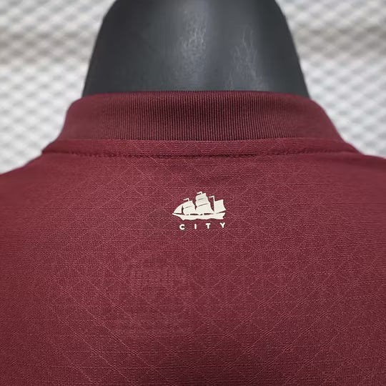 2024/2025 Player Version Long Sleeve Manchester City Third Away Football Shirt – 1:1 Thai Quality