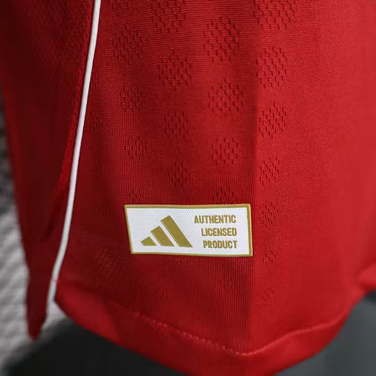 2025/2026 Player Version Long Sleeve Liverpool Home Football Shirt – 1:1 Thai Quality