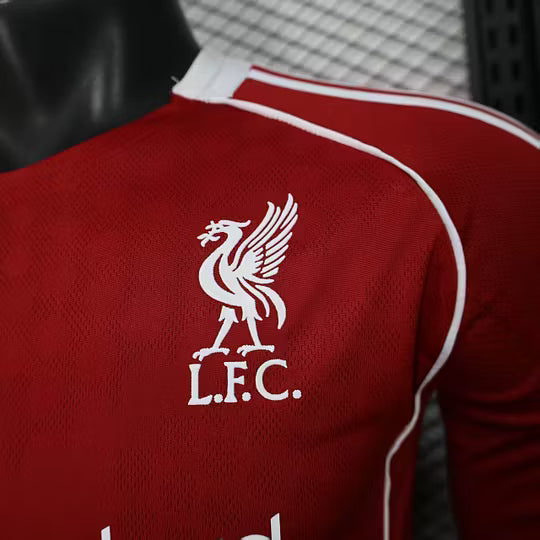 2025/2026 Player Version Long Sleeve Liverpool Home Football Shirt – 1:1 Thai Quality