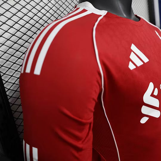 2025/2026 Player Version Long Sleeve Liverpool Home Football Shirt – 1:1 Thai Quality
