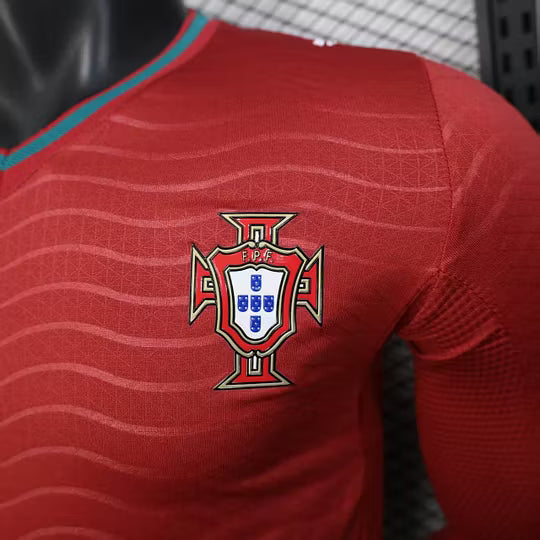 2026 Player Version Long Sleeve Portugal Home Football Shirt – 1:1 Thai Quality