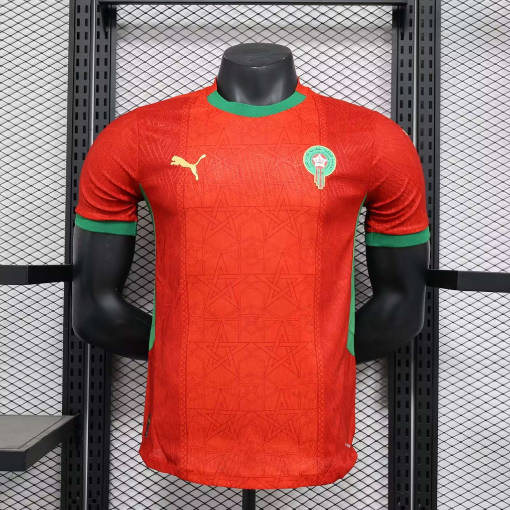 2025 Player Version Morocco National Team Home Football Shirt – 1:1 Thai Quality