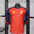 2026 Player Version Long Sleeve Spain Home Football Shirt – 1:1 Thai Quality