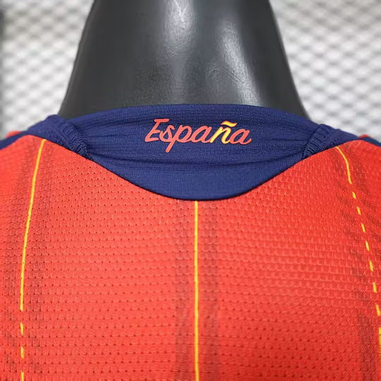 2026 Player Version Long Sleeve Spain Home Football Shirt – 1:1 Thai Quality