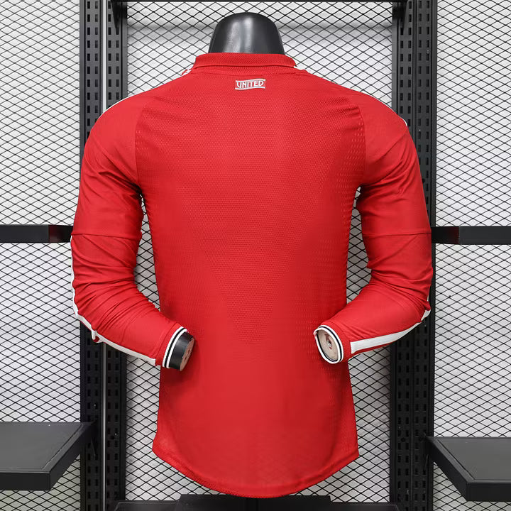 Manchester United Home Long Sleeve Football Shirt 2026/2027 Player Version 1:1 Thai Quality