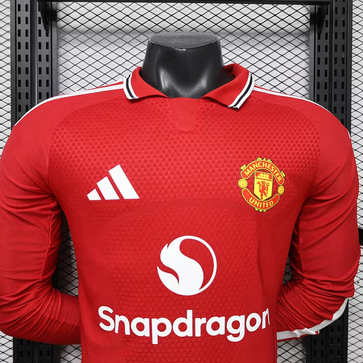Manchester United Home Long Sleeve Football Shirt 2026/2027 Player Version 1:1 Thai Quality