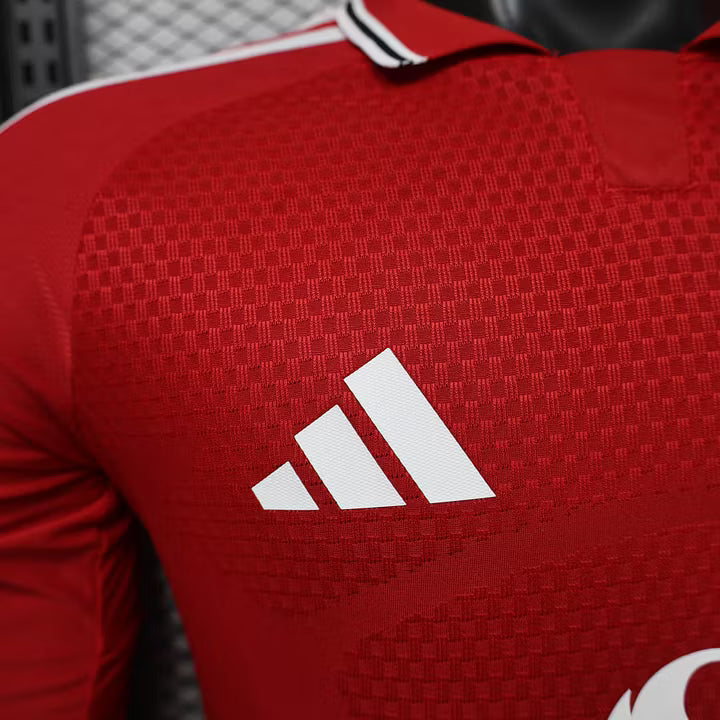 Manchester United Home Long Sleeve Football Shirt 2026/2027 Player Version 1:1 Thai Quality
