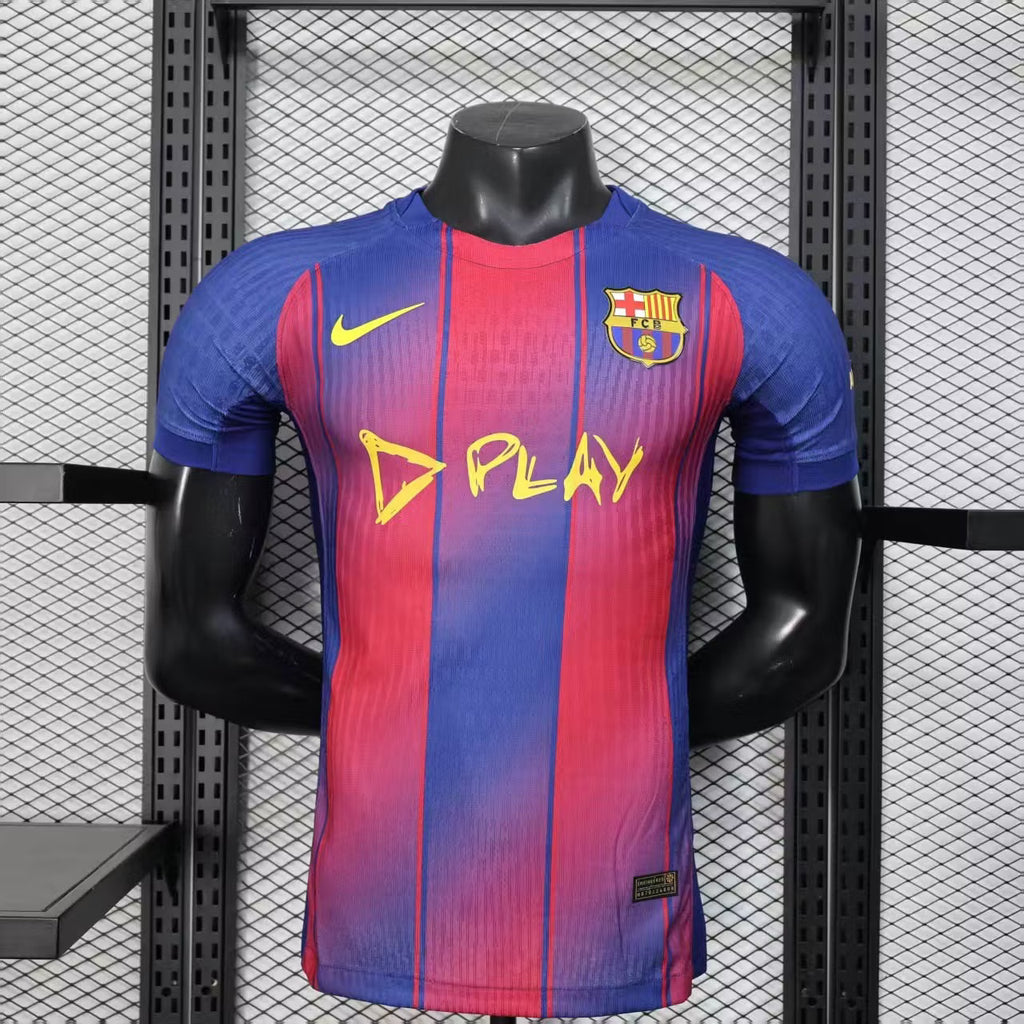 FC Barcelona x Ed Sheeran Joint Edition Home Jersey 2025/2026 – Player Version (1:1 Thai Quality)